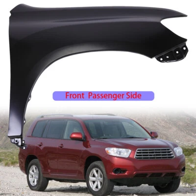 Front Passenger Right Side Fender For 2008-2010 Toyota Highlander Primed Steel - Image 1 of 4