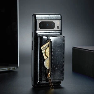 Shockproof Case for Google Pixel 8 7A 7 6A 6 Pro witch Card Slot PU Leather Cove - Picture 1 of 64