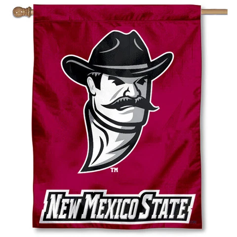 New Mexico State Aggies NMSU University College House Flag Cover