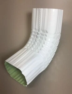 Downspout Gutter Elbow 3x4 "A" Style High Gloss White - Picture 1 of 2