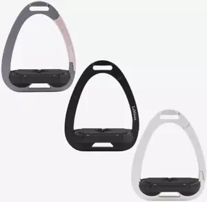 LeMieux Junior Vector Balance Safety Stirrup Light Aluminium Offset Incline Grip - Picture 1 of 21