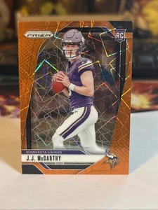 Panini Prizm 2024 - Rookies J.J. McCarthy #400 Lazer Prizm (RC) - Imagen 1 de 2