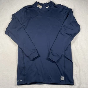 PITT Nike Pro Dri Fit Mens XXL Turtleneck Navy Blue University of Pittsburgh - Picture 1 of 9