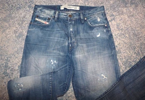 Diesel Industry Herren Jeans Indigo Wash Regular Straight Gr. 33 Button Fly - Bild 1 von 8