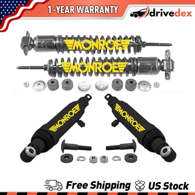 Monroe Shock Absorbers Front & Rear Fits 1978 1979 1980 1981 Chevrolet El Camino - Image 1 of 4