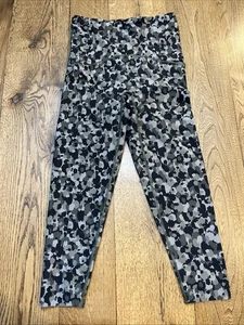 Spanx Booty Boost 7/8 Leggings in Maglia Mimetica Stampato Verde/Marrone, Donna L - Foto 1 di 8