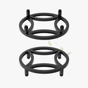 Paquete de 2 soportes para macetas resistentes de 11,8" construcción resistente... - Imagen 1 de 9