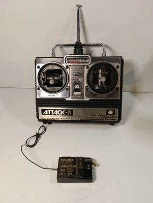 FUTABA ATTACK SPORT R FPT2NBR Controller Transmitter RC RADIO SET SERVO RECEIVER - Image 1 of 4