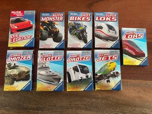 9x Super Trumpf Ravensburger Kartenspiele Quartett Konvolut Flotte Panzer Loks - Bild 1 von 10