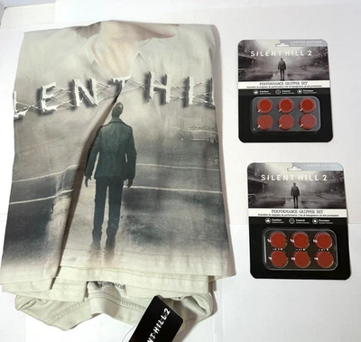 Silent Hill 2 Limited Edition Thumb Grips + Cover Art Large Shirt New - Image 1 of 4