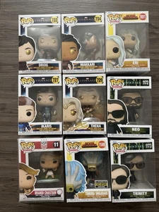 Funko Pop Lot (9) - Marvel Eternals, Matrix, My Hero Academia, Brandi Chastain - Bild 1 von 1
