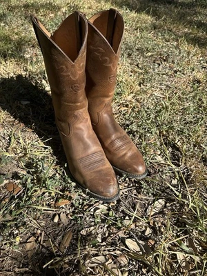 Botas occidentales de cuero marrón envejecido Ariat Sedona para hombre talla 14D Foto 1 de 4