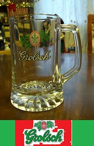 GROLSCH GLASS BEER MUG 5 INCH TALL - Picture 1 of 1