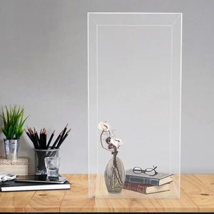 Large Acrylic Display Case Dustproof Clear Box Action Figures Case Organizer USA - Picture 1 of 24