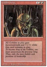 Goblin King Revised Edition 1x - Near Mint, English MTG Magic