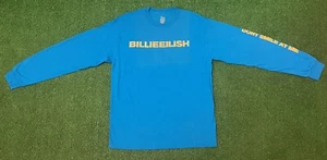 Billie Eilish Don't Smile At Me T Shirt Adult Size Medium Long Sleeves - Picture 1 of 6