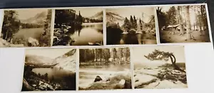 Antique 1900s Yosemite Falls Valley El Capitan Merced Lake Large Photo 8x10 Lot - Picture 1 of 19