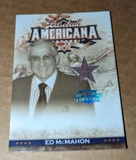2008 Donruss Threads Americana Materials Position #BA-38 Ed McMahon #D/250 Relic