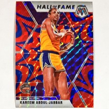 Kareem Abdul Jabbar 2019-20 Mosaic Hall Of Fame Blue Reactive Prizm