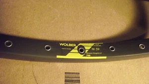 WOLBER M59 700C HARD ANODIZED 48 HOLE TANDEM RIM - Picture 1 of 5