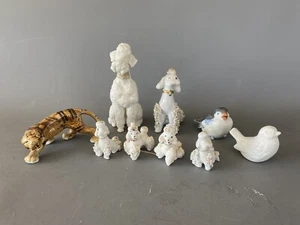 Lot Von 9 Tiere Porzellan - Picture 1 of 12