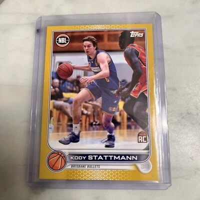 2022 Topps NBL Kody Stattman  Rookie Card Gold 50/50 Bullets RC - Image 1 of 3