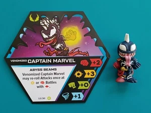 Marvel battleworld series 4 Venomized Captain Marvel Funko Rise of the Symbiotes - Picture 1 of 2