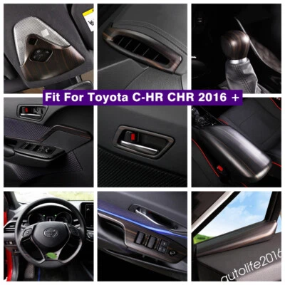 Wood Grain Interior Accessories Air AC Panel Cover For Toyota C-HR CHR 2016-2022 - Image 1 of 4