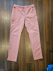 Womens Figs Scrubs Technical Collection Medium Tall 1367 Pants Burgundy Size M/T - Picture 1 of 8