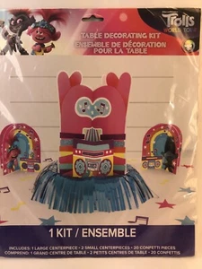 Trolls World Tour Table Decorations Girls Birthday Party Decoration Supplies - Picture 1 of 4