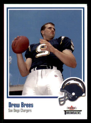 2002 Fleer Throwbacks #69 Drew Brees - Image 1 of 2