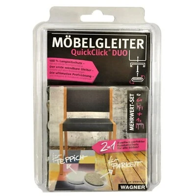 WAGNER QuickClick® Gleiter DINING SET DUO - 1 Tisch, 6 Stühle DE Ware - 15790001 - Bild 1 von 4