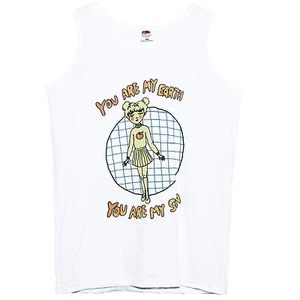 Camiseta Chaleco The Front Bottoms Punk Indie Rock You Are My Earth Sin Mangas Top - Imagen 1 de 3