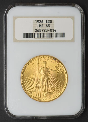 1926-P Saint Gaudens Fatty Holder NGC MS63 Gold Double Eagle - COINGIANTS Cover