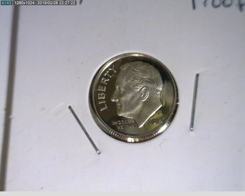 2014 S Roosevelt dime Proof Cover