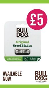 Bulldog Original Blade Cartridges 4 Pack Refill Brand New, NEW YEAR New You! 