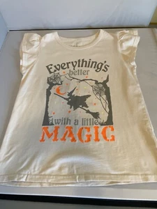 peek aren't you curious glow in the dark halloween tshirt girls size xl 12 - Picture 1 of 6