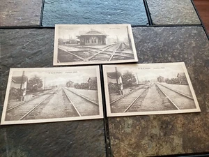 Postales de Creston, Ohio B&O Depot (2) y Union Depot de principios de 1900 - Imagen 1 de 2