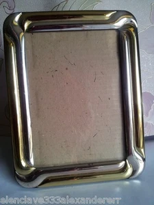 BELLE EPOQUE ART NOUVEAU 20th century silver frame reliefs portrait photo - Picture 1 of 2
