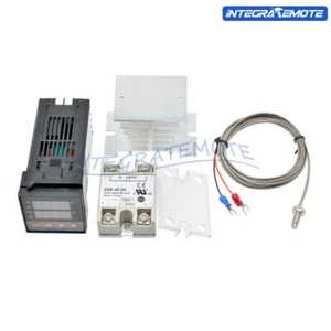 Regulator temperatury PID REX-C100 Regulator temperatury (V * AN) + Termopara K - Zdjęcie 1 z 46