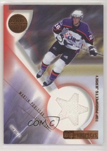 2001-02 Upper Deck CHL Prospects Game Used Edition Top Jerseys Martin Podlesak
