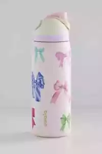 Owala "Girlhood" 32oz Free Sip Limited Edition UO Exclusive Multicolor Pink Bows - Picture 1 of 4