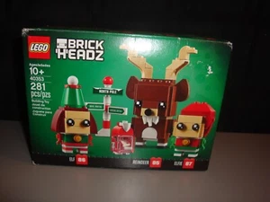 Lego Brick Headz 40353 New Elf Reindeer Elfie Christmas Holiday Building Toy - Picture 1 of 9