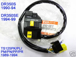 Suzuki DR250 DR350 TS125 TS200 Switch Assy LH OEM TS200R TS125R 37400-03D12 - Bild 1 von 6