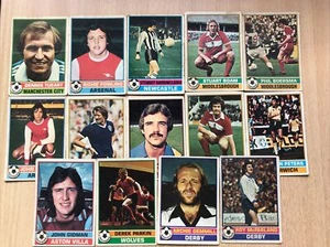 Topps Football Red Cards x 14 1977 - Picture 1 of 1