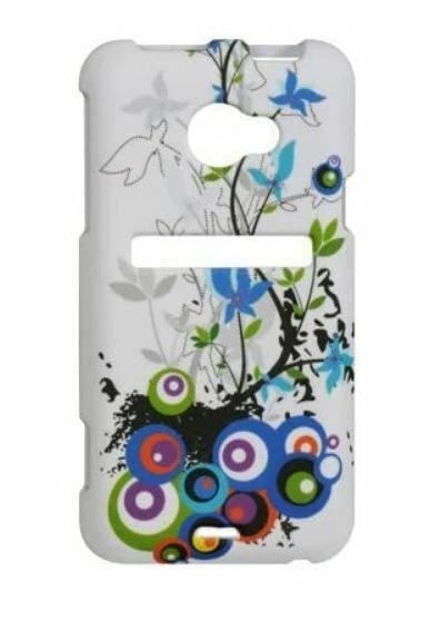 Luxmo CRHTCEVO4GWTSRFL Unique Durable Rubberized Crystal Case for HTC Evo 4G LTE - Image 1 of 1