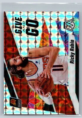 2019-20 Panini Mosaic #12 Ricky Rubio Give and Go Mosaic - Image 1 of 2