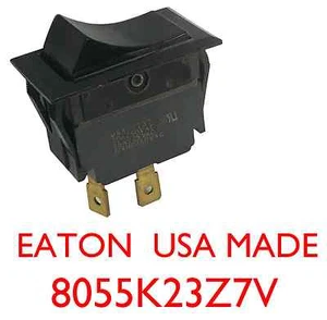 EATON ON/OFF SWITCH Rocker Switch SPST ON-NONE-OFF BLK - Picture 1 of 2