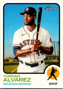 2022 Topps Heritage #189 Yordan Alvarez Nmnt-Mnt - Picture 1 of 2
