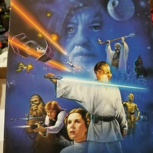 1997 Milton Bradley Star Wars Scene 1 A New Hope 221 Piece Mural Puzzle Vintage - Picture 1 of 6